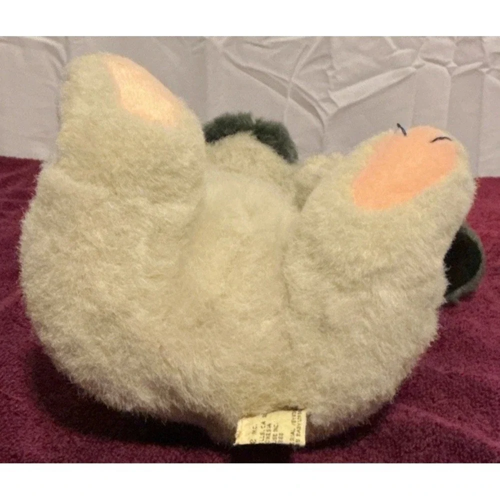 Vintage‎ 1994 Applause Baby Lop Earned Rabbit #53585, Gray And Black, 7.5